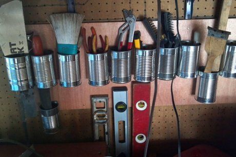 Органайзер для инструментов в мастерскую и на дачу своими руками: несколько советов с фото